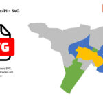 Bairros de Corrente/PI em SVG