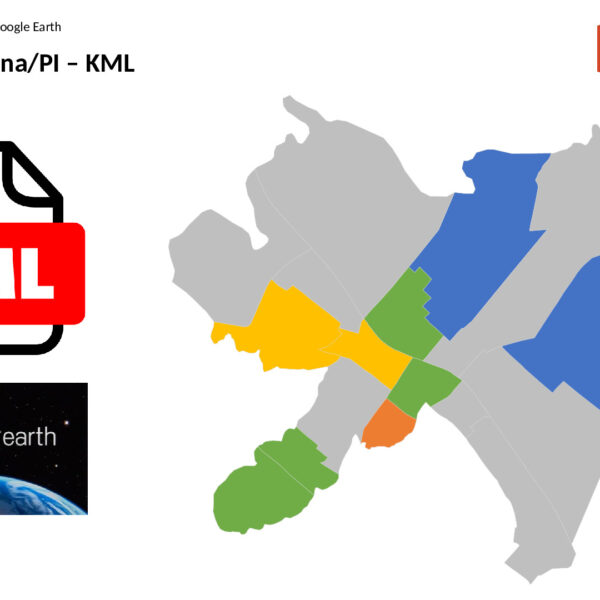 Bairros de Paulistana/PI em KML (Google Earth)