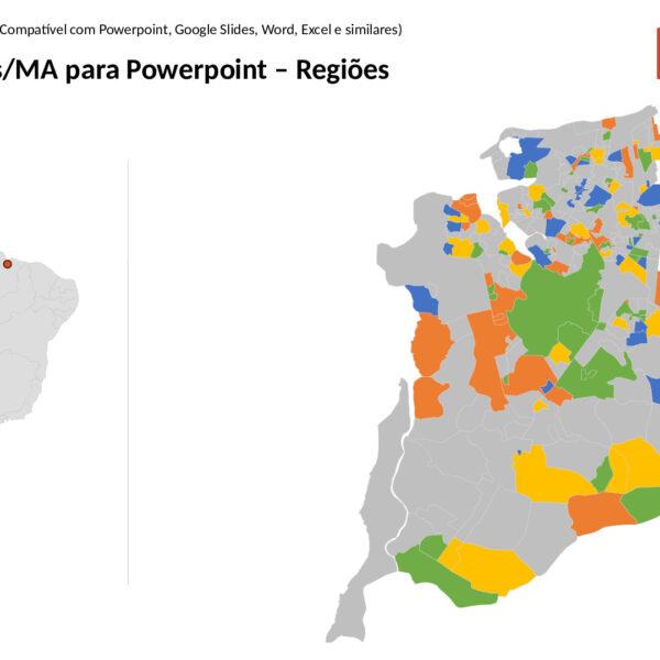 Bairros de São Luís/MA em PowerPoint