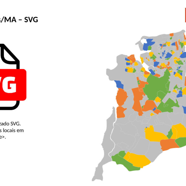 Bairros de São Luís/MA em SVG
