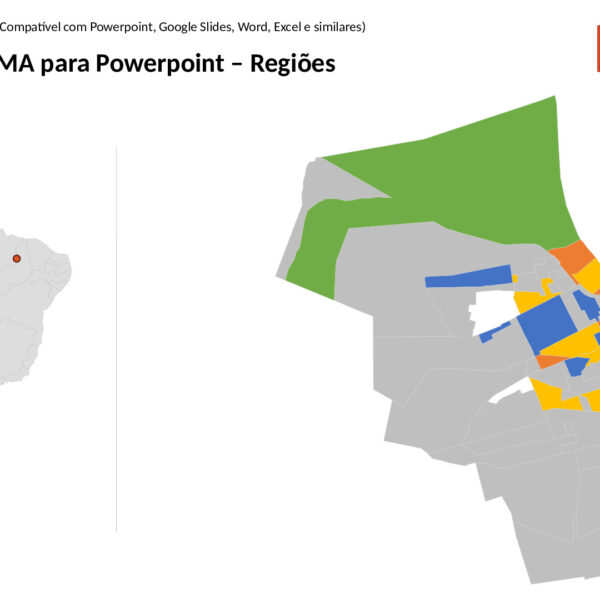 Bairros de Timon/MA em PowerPoint