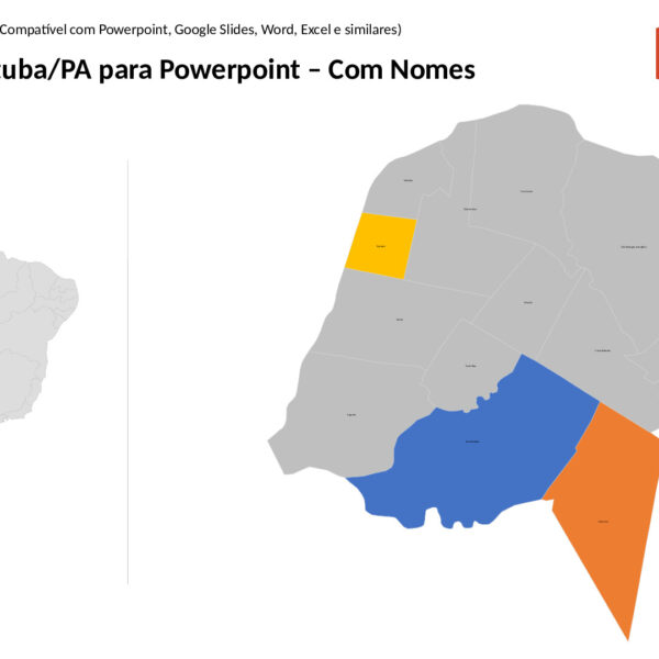 Bairros de Abaetetuba/PA em PowerPoint