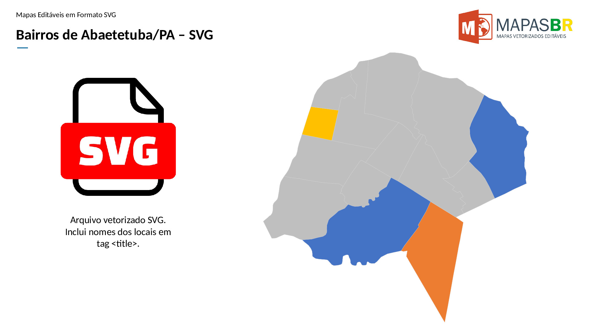 16797_svg-0 Bairros de Abaetetuba/PA em SVG - Imagem 1