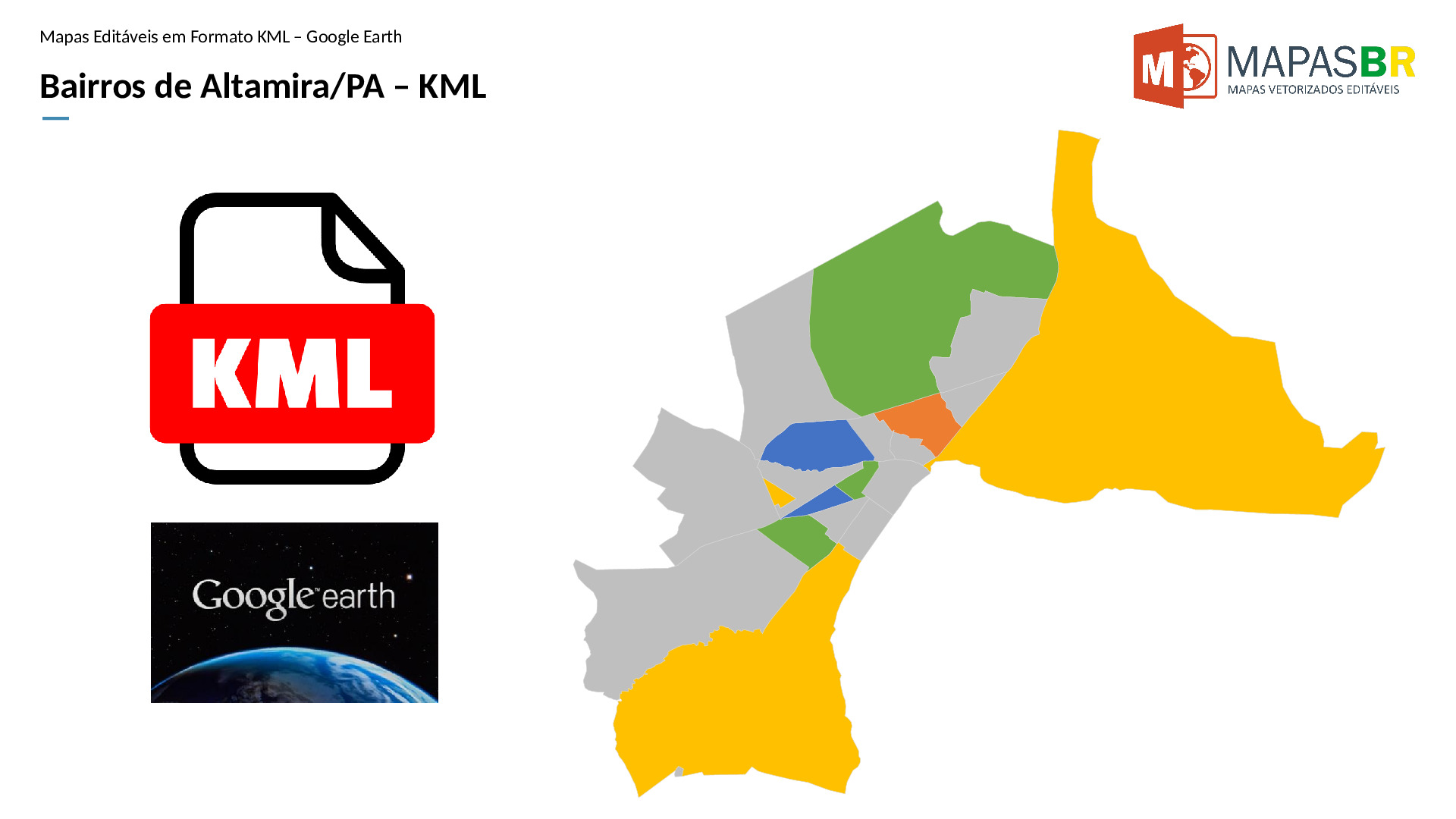 16799_kml-0 Bairros de Altamira/PA em KML (Google Earth) - Imagem 1