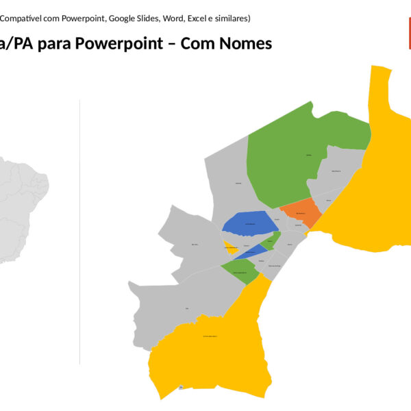 Bairros de Altamira/PA em PowerPoint