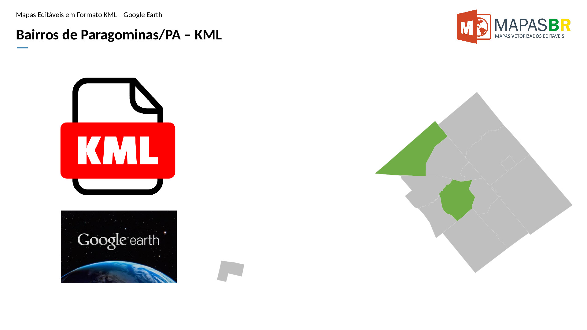 16805_kml-0 Bairros de Paragominas/PA em KML (Google Earth) - Imagem 1