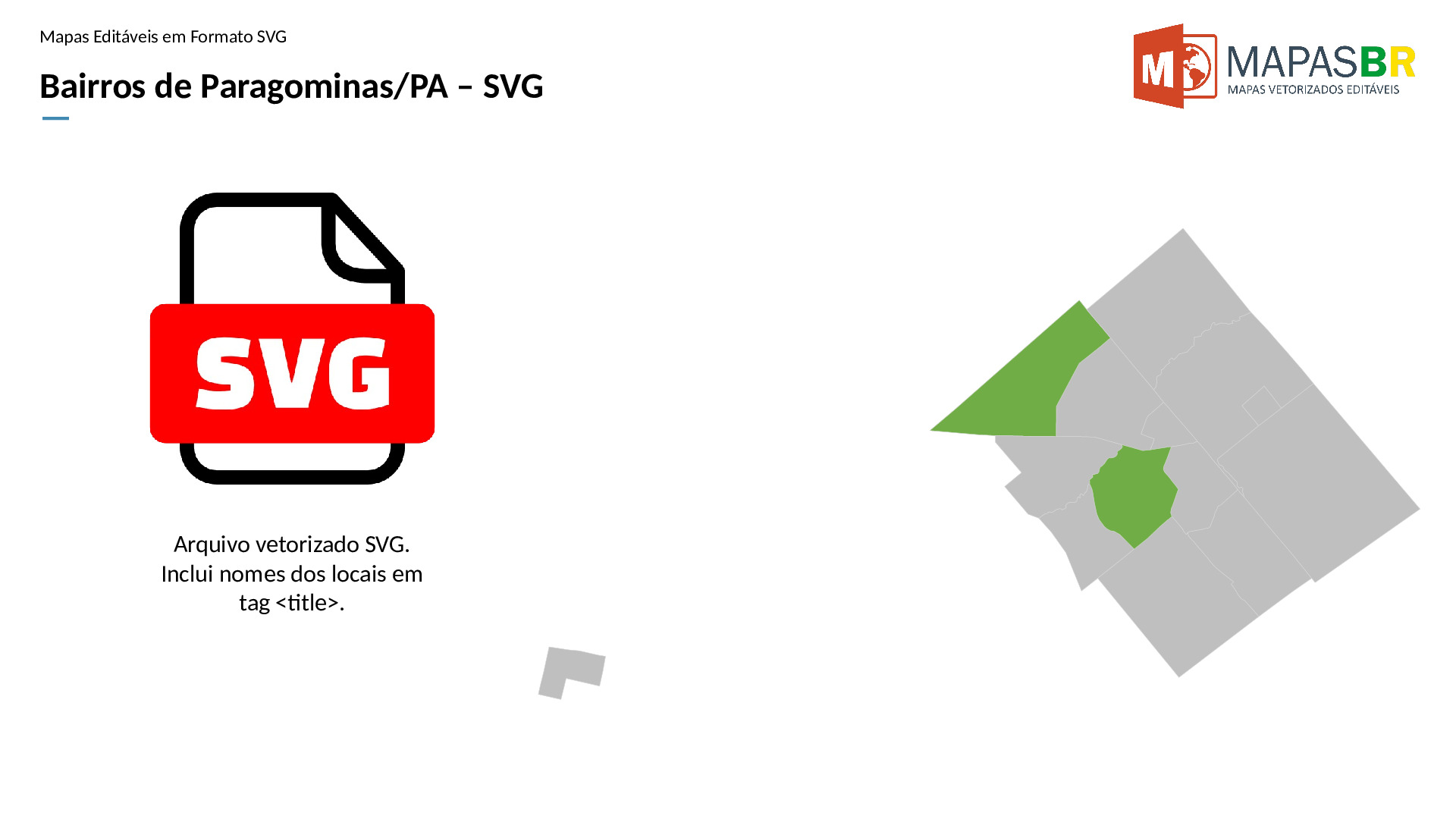 16805_svg-0 Bairros de Paragominas/PA em SVG - Imagem 1