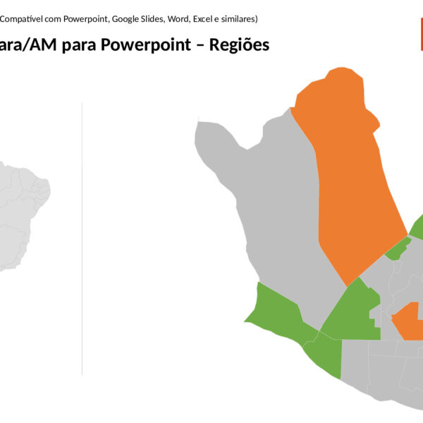 Bairros de Itacoatiara/AM em PowerPoint
