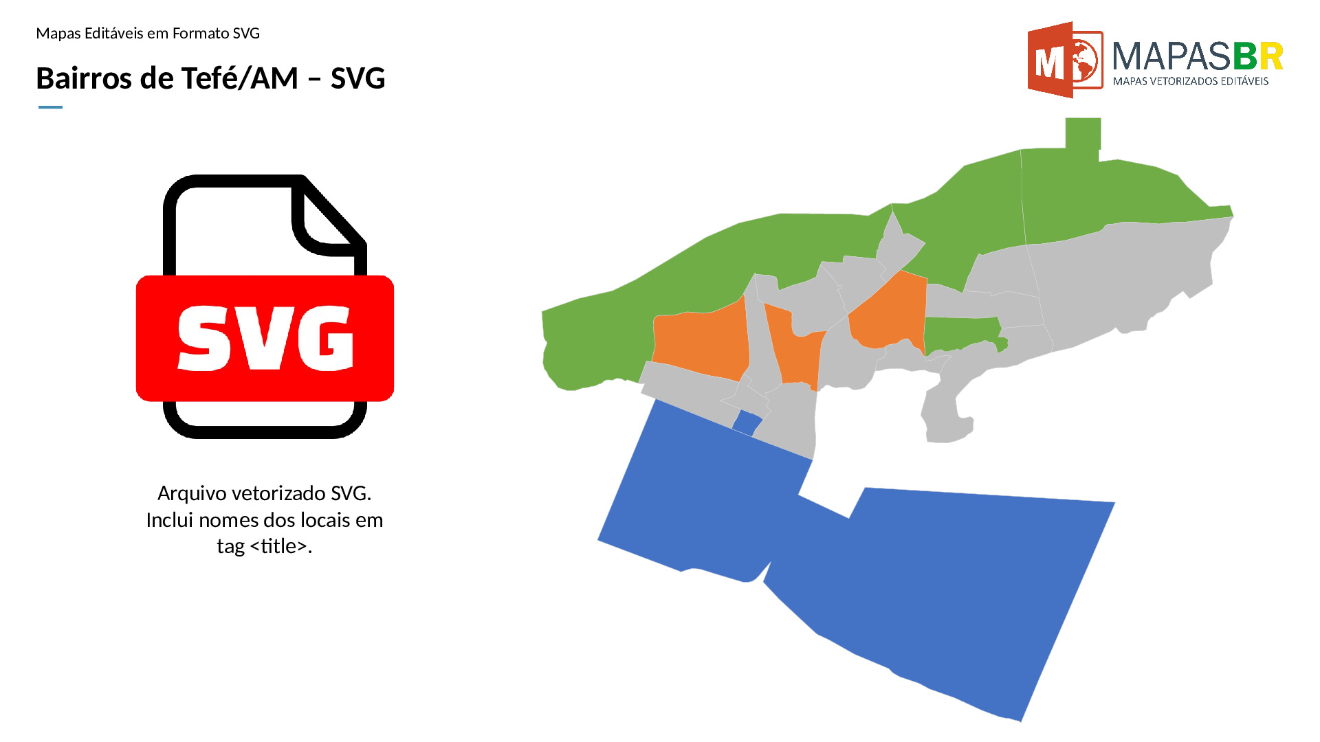 16809_svg-0 Bairros de Tefé/AM em SVG - Imagem 1