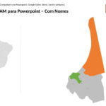 Bairros de Lábrea/AM em PowerPoint