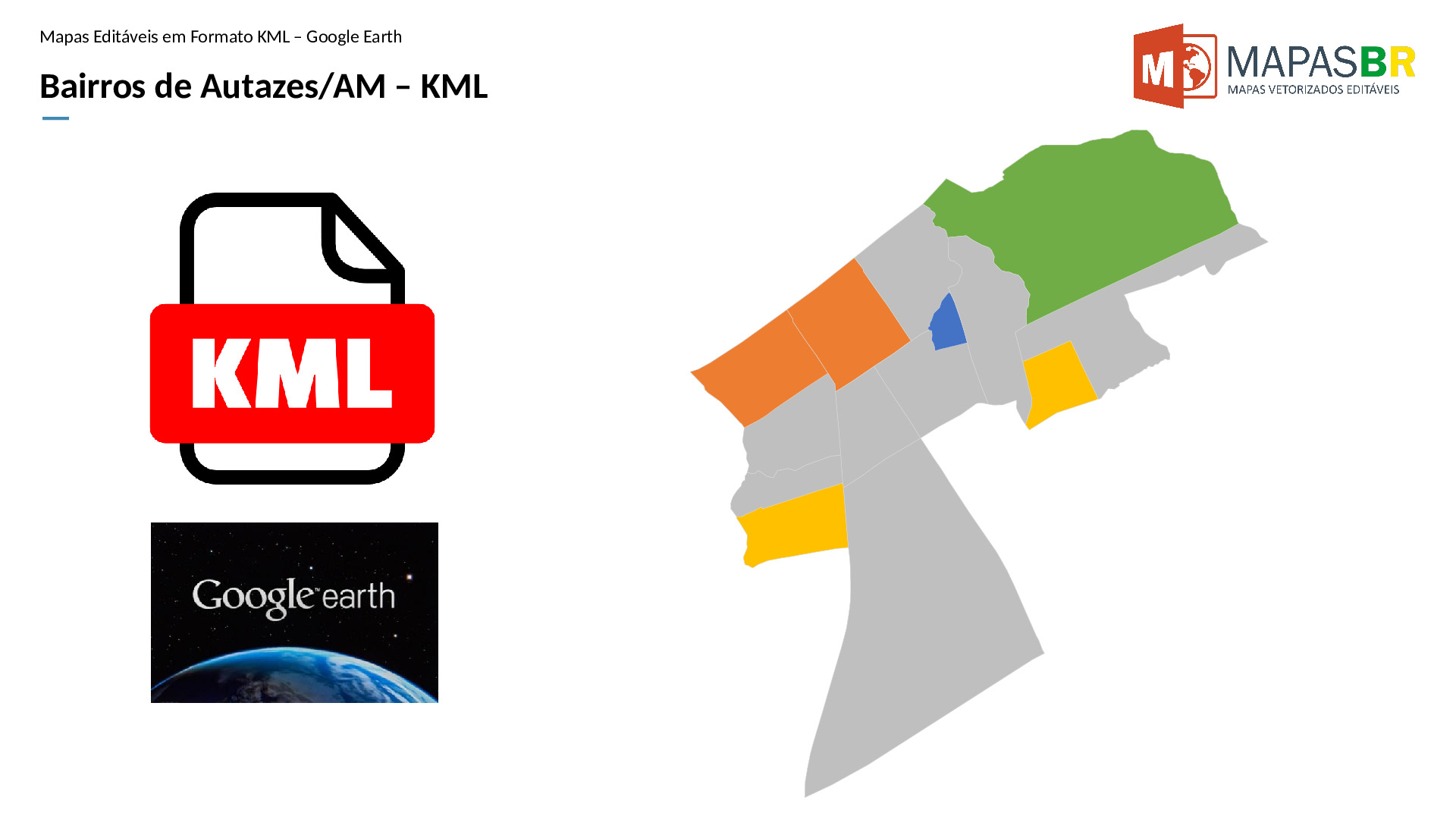 16819_kml-0 Bairros de Autazes/AM em KML (Google Earth) - Imagem 1