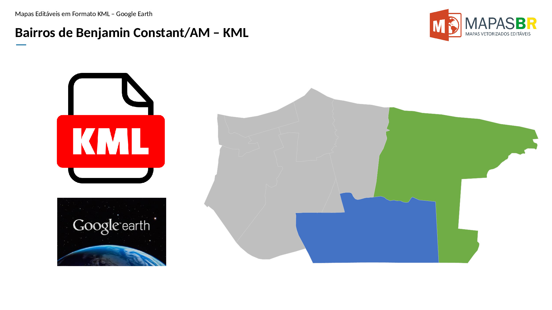 16821_kml-0 Bairros de Benjamin Constant/AM em KML (Google Earth) - Imagem 1