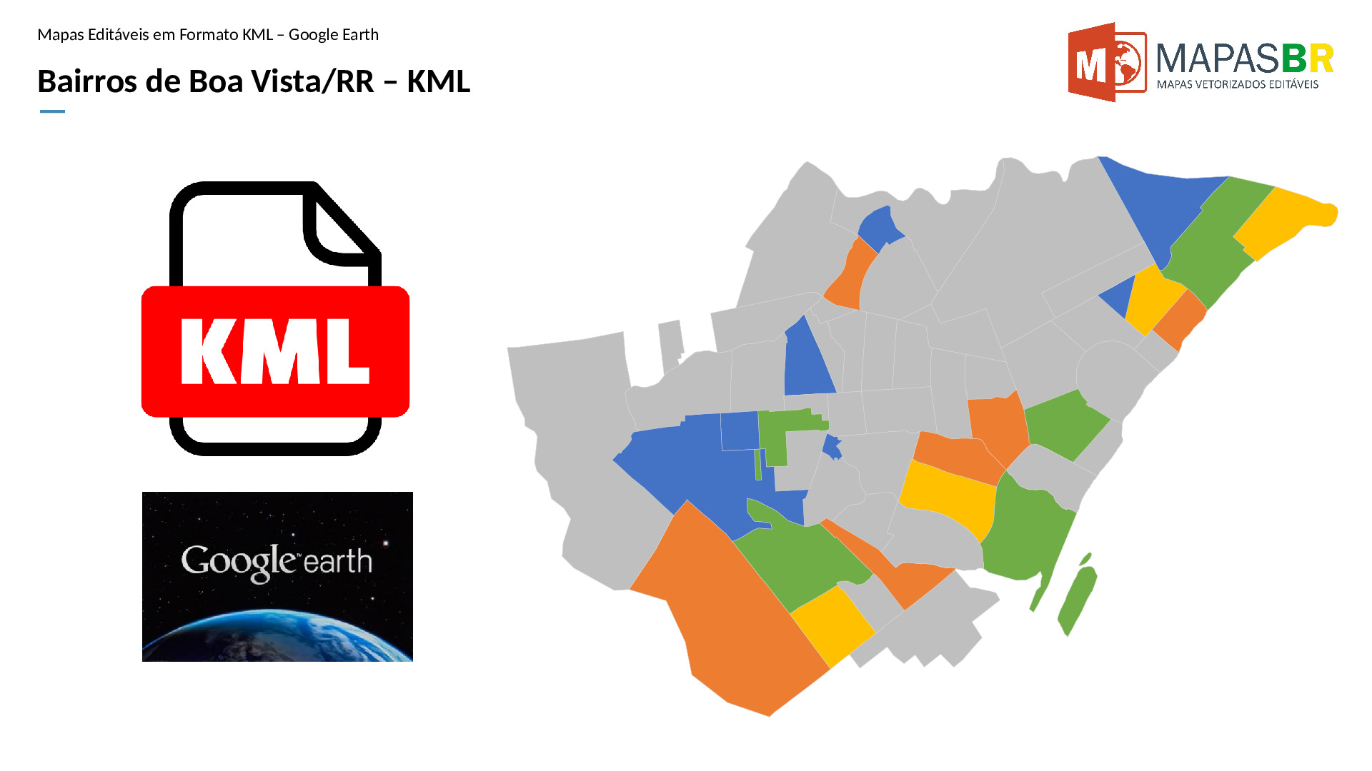 16823_kml-0 Bairros de Boa Vista/RR em KML (Google Earth) - Imagem 1