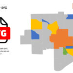 Bairros de Ijuí/RS em SVG